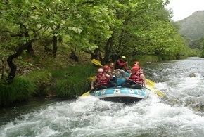 Rafting στον Λούσιο ποταμό